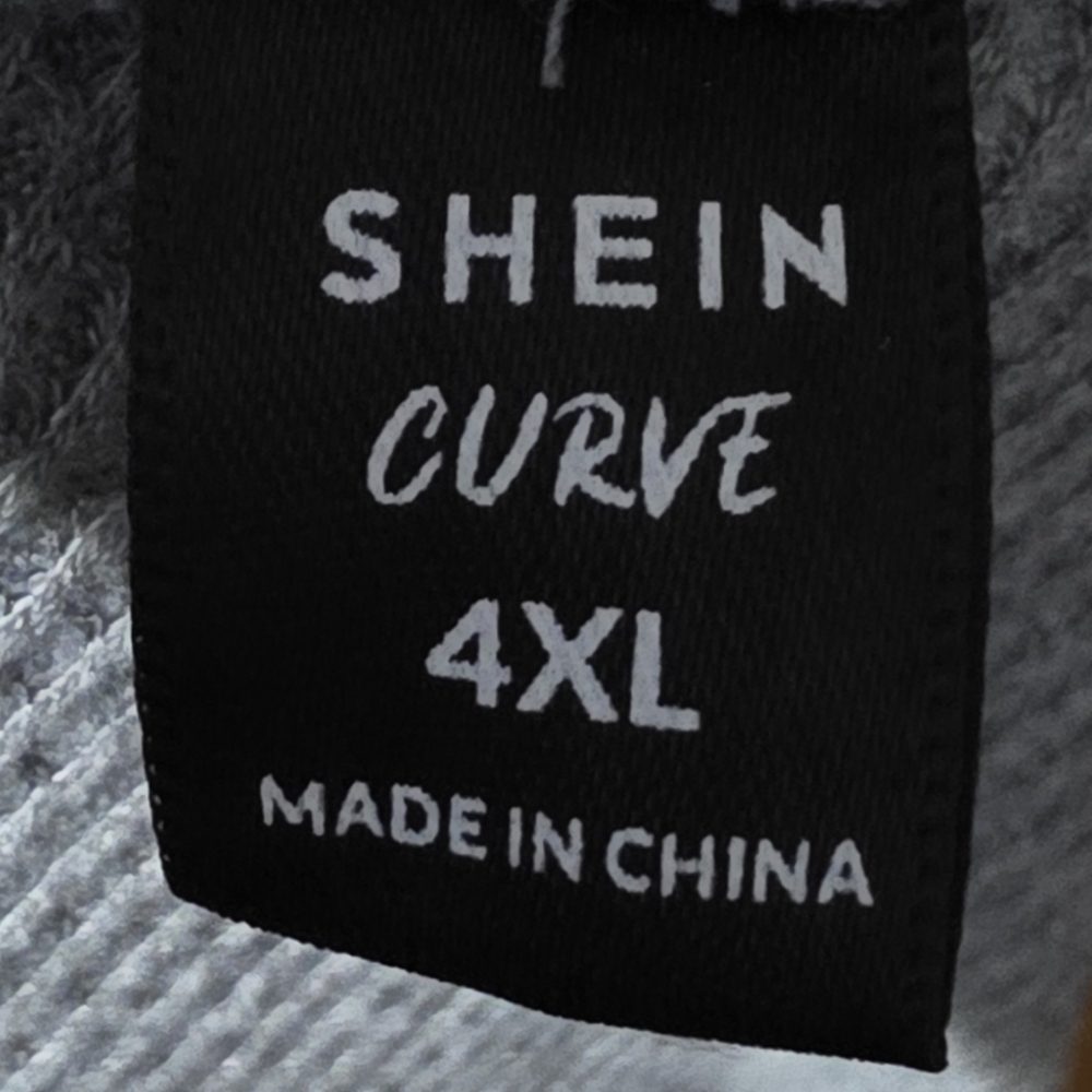 SHEIN Gray Lace-Up Long Sleeve Hoodie - Picture 6 of 6